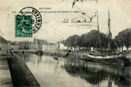 Vannes * La Cale D'embarquement Des Bateaux à Vapeur * Voilier Goélette - Vannes