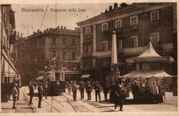 ALESSANDRIA CITTÀ - Tram - Chiosco, Edicola - Piazzetta Della Lega - VG - AC031 - Alessandria