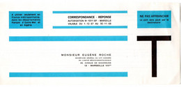 BOUCHES Du RHONE - Dépt N° 13 = MARSEILLE 1967 = CORRESPONDANCE REPONSE T ' CONGRES AMITIE MEDICO ODONTOLOGIE ' - Karten/Antwortumschläge T
