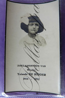 Bidprentje Yolande DE RIDDER 1924-1932 - Andachtsbilder