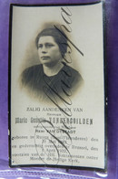 Kluisbergen. Bidprentje  Marie VANDERCOILDEN Echt. R.Van Dystadt Ruyen Ruien 1883-1922 - Andachtsbilder