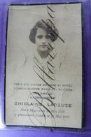 Bidprentje  Ghislaine LADEUZE Soignies 1918-1929 - Andachtsbilder