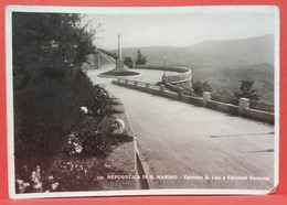 CARTOLINA -CANTONE SAN LEO E COLONNA ROMANA - VARIE EMISSIONI IN AFFRANCATURA - ANNO 1940 - Storia Postale