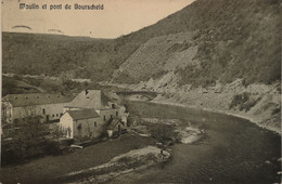 Bourscheid (Luxembourg)  Moulin Et Pont 1911 - Burscheid