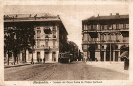 ALESSANDRIA CITTÀ - Tram - Corso Roma E Piazza Garibaldi - VG - AC040 - Alessandria