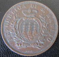 Saint-Marin / San Marino - Monnaie 10 Centesimi 1893 R - SUP - San Marino