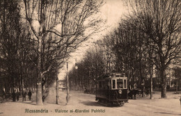 ALESSANDRIA CITTÀ - Tram - Viale Giardini Pubblici - NV - AC046 - Alessandria