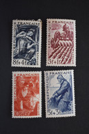 France - 1949 Série Des Métiers N° 823 à 826 : 4 Valeurs Neufs ** - Neufs