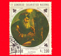 ECUADOR - Usato - 1967 - 4° Congresso Eucaristico Nazionale - Dipinto Di Miguel Santiago - 2.00 - Ecuador