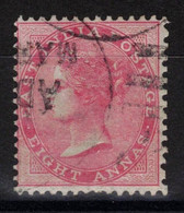 Inde Anglaise - YT 25 Oblitéré - 1858-79 Compañia Británica Y Gobierno De La Reina