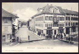 1904 Ungelaufene AK, Links Fleckig. Hochwasser In Langenthal. - Langenthal
