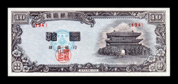 Corea Del Sur South Korea 10 Hwan 1958 Pick 17f SC- AUNC - Corea Del Sud
