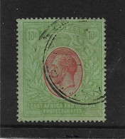 EAST AFRICA AND UGANDA 1912 10R SG 58 FINE USED Cat £400 - Protettorati De Africa Orientale E Uganda