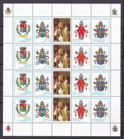 1997 Vaticano Vatican 100° PAOLO VI° 4 Serie In Minifoglio MNH** Minisheet - Nuovi