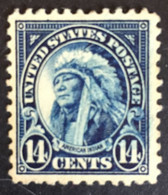 1922 - 26 United States - American Indian - 14 Cents - New - A2 - Nuevos