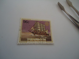 PENRHYN   USED STAMPS   SHIPS BOATS - Penrhyn