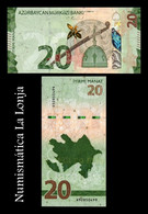 Azerbaiyan Azerbaijan 20 Manat 2021 Pick 41 SC UNC - Azerbeidzjan