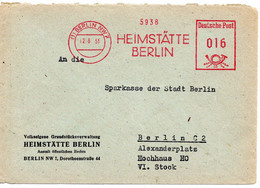 58034 - DDR - 1951 - 16Pfg AbsFreistpl A Bf BERLIN - HEIMSTAETTE ... -> Berlin, Rs. Propagandastpl. - Briefe U. Dokumente