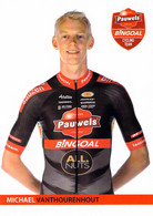 CYCLISME: CYCLISTE : MICHAEL VANTHOURENHOUT - Cyclisme