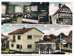 D-13895   EINHAUSEN : Cafe-Restaurant Freudenberger ( ESSO-Tankstelle , Gasstation, Benzinepomp ) - Darmstadt