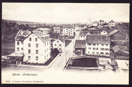 1905 Gelaufene AK Aus Wollishofen Nach Bülach. Bahnstempel Ambulant Nr. 26, Zürich 18 (WOLLISHOFEN) - Bülach