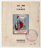 Marseille 1946, Second Choix, Mais Quand Même Tirage Limité - Expositions Philatéliques