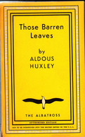 THOSE BARREN LEAVES By Aldous HUXLEY - Humor