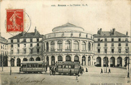 Rennes * Place Et Le Théâtre * Tram Tramway - Rennes