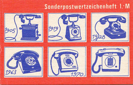 DDR  Markenheftchen SMHD 12 Cb, Postfrisch **, Mit 10x 2891, Fernsprechapparate 1983-85 - Blocchi