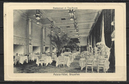 Carte P De 1915!! ( Restaurant Et Tea-Room / Palace-Hôtel / Bruxelles ) - Cafés, Hôtels, Restaurants