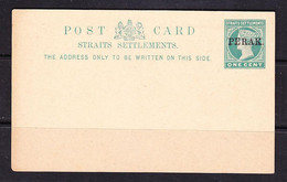 EX-PR-22-04 BLANK OF THE POST CARD. STRAITS SETTLEMENTS. PERAK. - Straits Settlements