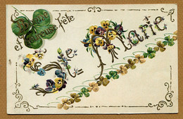 " SAINTE MARIE "  :  CARTE GAUFREE  (1905) - Prénoms