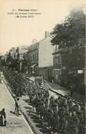 Vierzon * Défilé Des Troupes Américaines Le 28 Juillet 1917 * Ww1 War Soldats Militaria - Vierzon