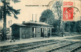 Villechauve * Vue Sur La Gare * Ligne Chemin De Fer - Autres & Non Classés