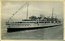 KENT - "QUEEN OF THE CHANNEL" LEAVING RAMSGATE Kt898 - Ramsgate