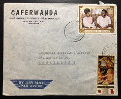 RWANDA, Commercial Circulated Cover « INDEPENDENCE », « CHRISTMAS », « Coffee », « Butare »,1971 - Used Stamps