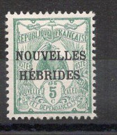 Nouvelles HEBRIDES Timbre Poste N°1* Neuf Charnière TB Cote 6.00€ - Nuovi