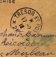 GUERRE 1914-1918  ANNEE 1916   CORRESPONDANCE DES ARMEES DE LA REPUBLIQUE 1916 => Loudun Vienne « Cher Frère » V.SCANS - Kriegsmarken