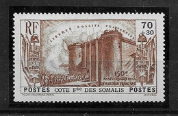 Cote Des Somalis Colonie : "Révolution"  N° 173 **  (cote 21,00 €) - Ongebruikt