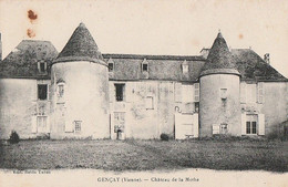 GENCAY. -  Château De La MOTHE - Gencay