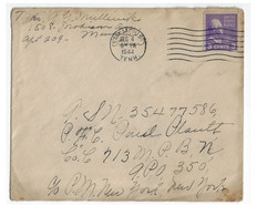 MEMPHIS Tennesie Letter 3 Cents To New York  Cancel Dec 4 1944 - Poststempel