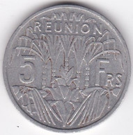 ILE DE LA REUNION. 5 FRANCS 1955 . En ALUMINIUM - Reunion