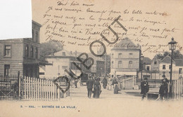 Postkaart-Carte Postale - HALLE  - Entrée De La Ville   (C2210) - Halle