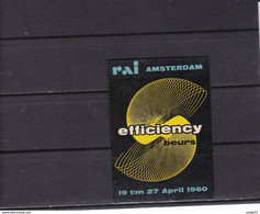 NEDERLAND Cinderella 1960 Efficiency Beurs RAI Amsterdam - Andere & Zonder Classificatie