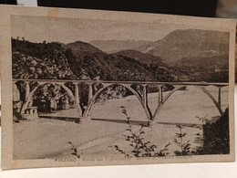 Cartolina Pinzano Al Tagliamento Provincia Udine Ponte Sul Tagliamento Stretto Di Pinzano Ragogna Anni 40/50 - Pordenone