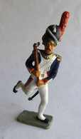 FIGURINE STARLUX EMPIRE GRENADIER PORTE DRAPEAU 8018 1964 Plastique 1/32 (2) - Starlux