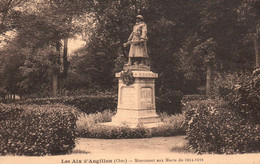 18 - LES AIX D'ANGILLON - LE MONUMENT AUX MORTS - Les Aix-d'Angillon