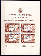 Cuba Hola Bloque N ºYvert 2 ** "CONVENCION MAYO 21-22-23-1948" - Blocchi & Foglietti