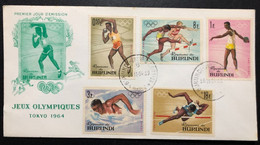 BURUNDI, Uncirculated FDC, « OLYMPIC GAMES », « TOKYO », 1964 - Gebruikt