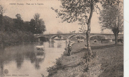 Carte Postale Ancienne De La Loire - Feurs - Pont Sur Le Lignon - Feurs